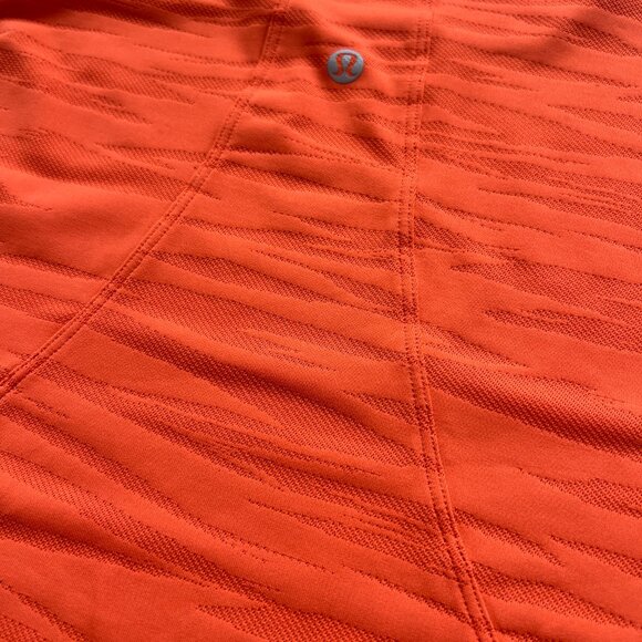 Lululemon Muscle Love Long Sleeve Tiger Mesh Warm Coral - Picture 5 of 15